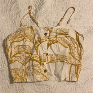 yellow and white tank